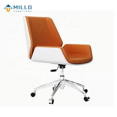 China Wholesale New Design Customized Visitors Home Office Furniture Leather Modern Comfortable Office Chair for sale