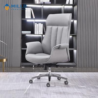 China Office Furniture Modern Recliner Chair Executive Ergonomic Leather Office Recumbent Chair for sale