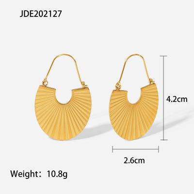 China Romantic Huggie Earrings With Zircon Designs Jewelery Patterns Saudi Arabia 2015 For Woman Pictures Small Rose Gold Gift White Party Lion Trendy for sale