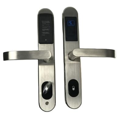 China Hotel New Model EU 304 Stainless Steel EU Standard Hotel Lock With Euro Standard Mortise for sale