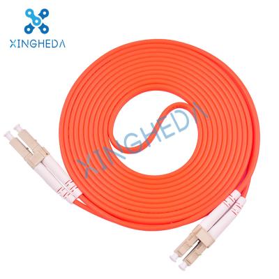 China LC-LC Tail fiber multimode duplex fiber jumper twin core 3m 5m 10m 15m for sale