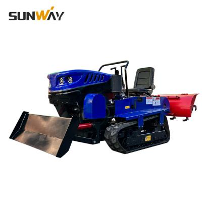 China Farm Work Machinery 35HP 35 Hp Track Tractor Agricultural Rubber Wide Machined Farm Mini Crawler Tractor for sale