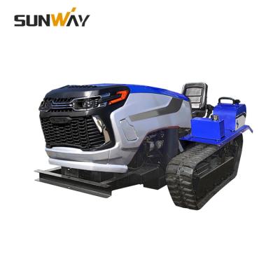 China Chinese Cheap Agricultural Rubber Tractor Mini Farm Work Machinery 50HP Small Track Crawler Tractor Price for sale