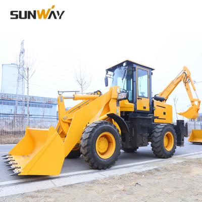 China Construction/building/farm/sand moving 4x4 wheeled new loader excavator articulated front loader excavator for sale for sale