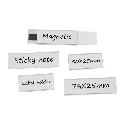 China 0.7mm Dry Erase Board Magnetische Etiketten Hülle 3,2x1,2 Zoll wasserdicht Löschbar für Lager zu verkaufen