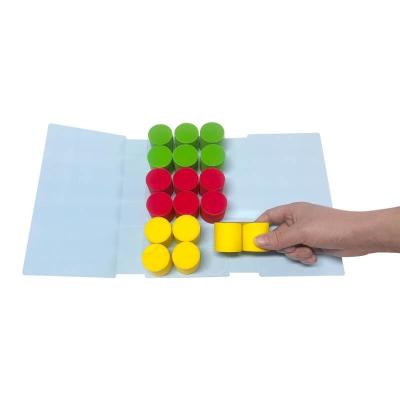 China 35x35mm Klebrige Bausteine Spielzeug EVA mit selbstklebendem Material beschichtet zu verkaufen