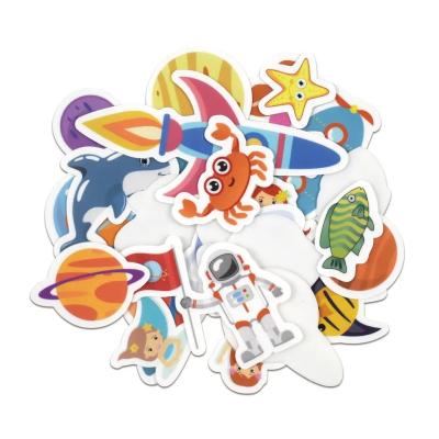 China 12pcs Kühlschrank Magnet Aufkleber Neuheit Cartoon bunte lustige Tiere Souvenir zu verkaufen