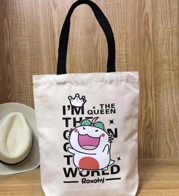 China Gift & Cheap Customized Logo Cotton Tote Shopping Bag Canvas Bag Craft Bag With Logo for sale