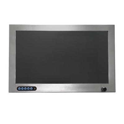 China Other stainless steel monitor 15.6'' ip67 waterproof industrial monitor industrial monitor with dimmer from 100 to 0 for sale