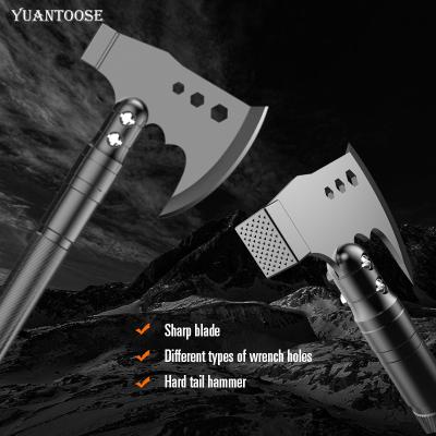 China Outdoor Camping Tactical Outdoor Camping Hiking Hunting Multi Tool Tomahawk Ax for sale