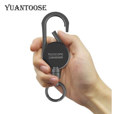 China Multifunctional Portable Carabineer Steel Carabineer Carabiner Climbing Clip for sale