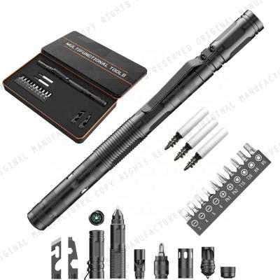 China Tactical pen of the new Pen Set With Light Batch of knife head Eco-friendly outdoor multifunctional tactical defense of key for sale