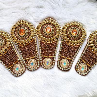 China Clog Charm Glass Beads Beaded Shoes Vamp Decoration Glue On Upper Of Women Sandal Shoes As Decoration Hot Sale for sale