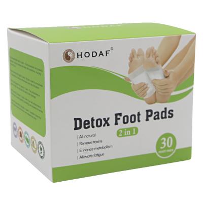 China No Secondary Effect HODAF Cleansing Detox Foot Pads Chinese Herbal 2 Natural Ingredients In 1Foot Patch Detox For Pure Body for sale