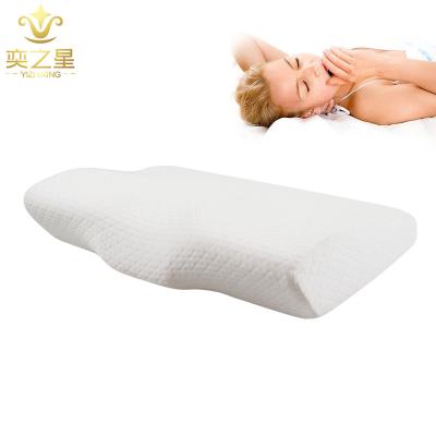 China Anti Static Headrest Side Sleeper Anti Snoring Orthopedic Butterfly Shaped Memory Foam Bed Pillow For Sleeping Product for sale