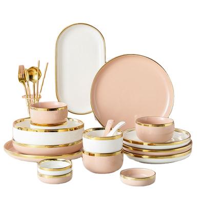 China Viable Wholesale Fashion Tableware High Temperature Tableware Set for sale