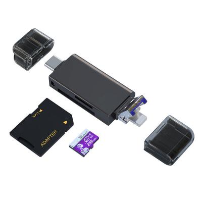 China IUSB Pro 3 in 1 Type C Memory Card Reader OTG Card Adapter for SD/Micro SD for iPhone 13 12 11 X iPad Android for sale