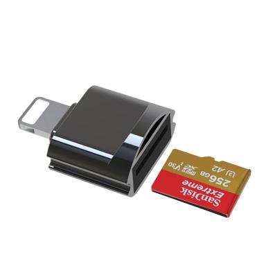 China Pro Mini OTG Portable IUSB Card Reader For Micro SD TF Memory Card Reader For IPhone for sale