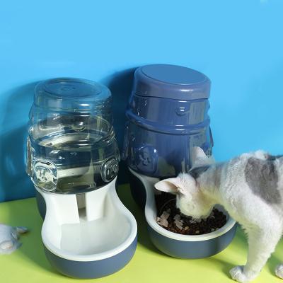 China Stored Large Capacity Automatic Feeding Water Refilling Modern Automatic Feeder Pet Dog Bowl for sale