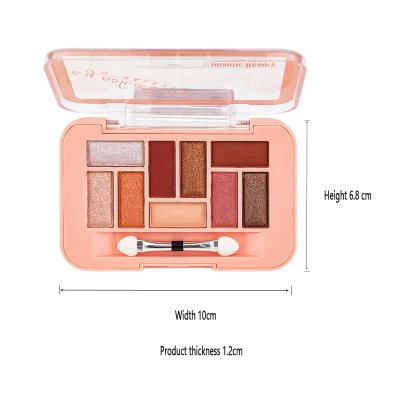 China Fine powder the new fashionable color number, natural color, gradual, fine flash, and portable, a universal eye shadow for sale