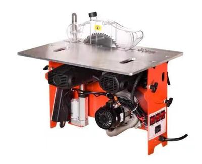 China VERTICAL 45-90 degrees slitter slide table saw with duo sliding rails for nice price for sale