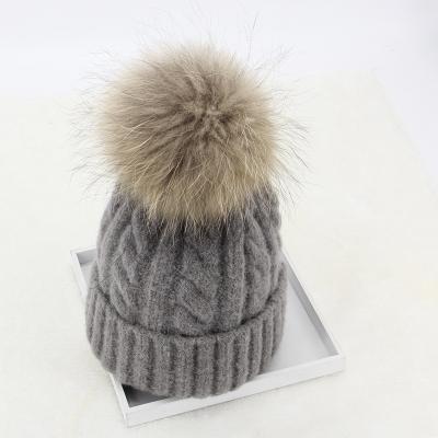 China The factory COMMON customization soft and comfortable beanie hat winter simple best-selling soft pompom knit hat for sale