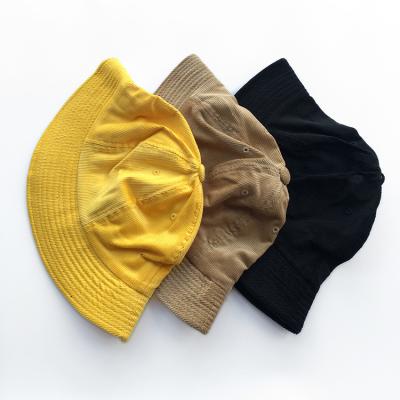 China Newest Style Fashion Bucket Hat Wholesale High Quality Striped Custom Simple Bucket Hat for sale