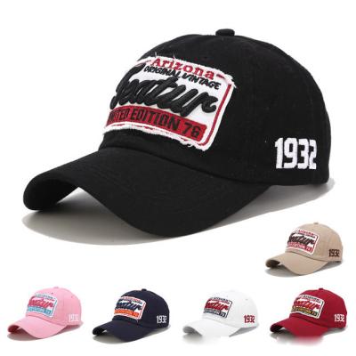 China Wholesale 6-Panel Hat Embroidery Logo Patch Hats Cap Custom Sports Baseball Caps for sale