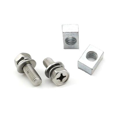 China HEX Motorcycle Battery Terminal Screw Square Nut Bolt & Nut Kit for sale