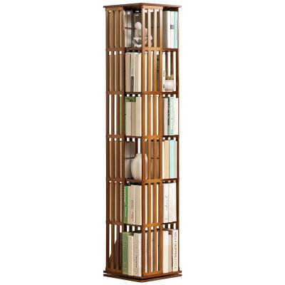 China Wooden Book Stand (Size) Home Frame Book Storage Organization Display Ladder Adjustable Modern Bamboo Wood Shelf for sale