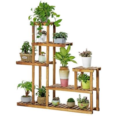 China China Factory Wholesale Modern Creative Square Shape Balcony Garden Study Room Flower Stands for sale