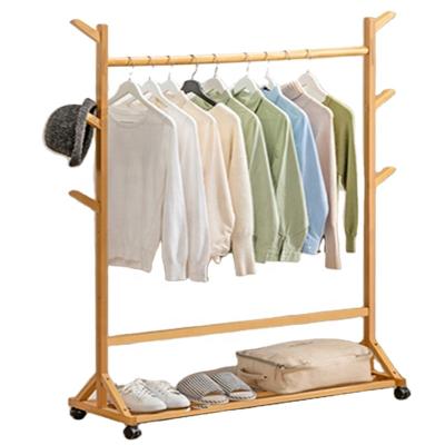 China (Other) Multi-Functional Bedroom Dormitory Single-Pole Coat Movable Standing Rack Adjustable Upgraded Version Without Pants Rack for sale