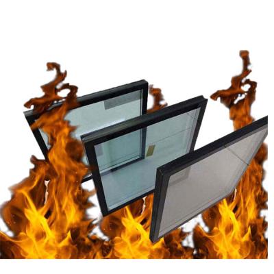 China Courtyard SAFETY GOOD QUALITY CONSTRUCTION GLASS TEMPERED FIRE RATED INSULATING GLASS PANEL PRICE for sale