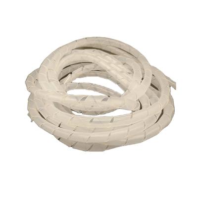 China Factory Wholesale Top Quality PE White Heavy Duty Polypropylene Yarn Plastic Spiral Wrapping Tapes for sale