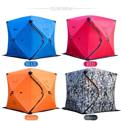 China waterproof & UV Protection Winter Thickened Tent For Outdoor Camping Ice Fishing Tent Warm And Windproof Heat Preservation for sale