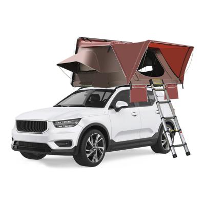 China waterproof & UV Protection Roof Top Tents Car Camping Hard Hard Shell Soft Tent 2021 Shell Roof Top Folding Car for SUV for sale