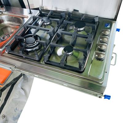 China Hot Sale RV 4 Burners Gas Hob With Safety Device for sale