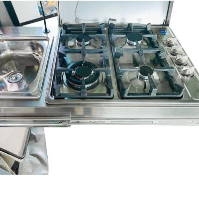 China Classic RV design 4 gas cooktop 4 burners gas cooking range prices for sale