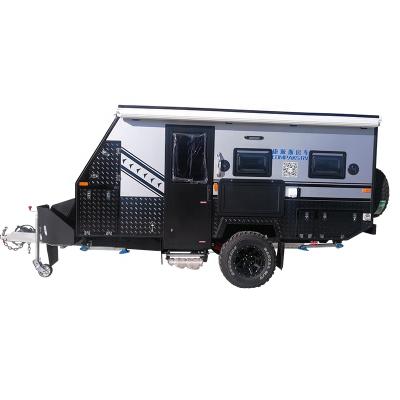 China RVHOMELAND Hot Selling Fully Furnished Expanded Off Road Caravan Trailer for sale