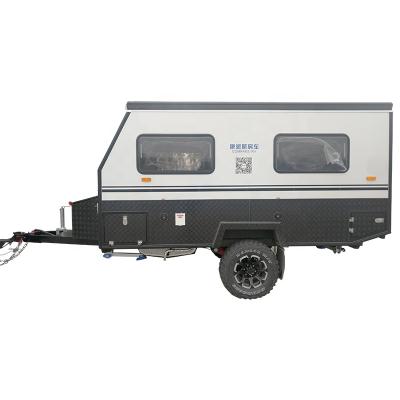 China RVHOMELAND High Intensity Strong Buoyancy Off Road Caravan Hybrid Slide On Camper for sale