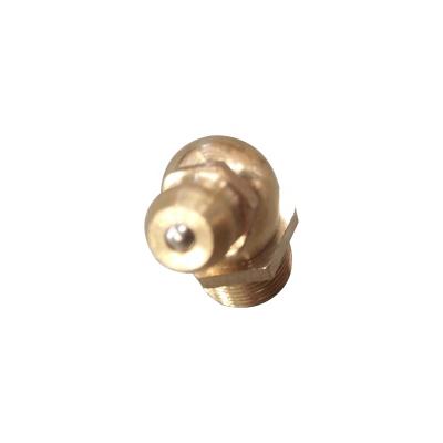 China Trailer Parts RVHOMELAND Tube Nipple Pipe Fitting Copper Zerk Hydraulic Brass Fasteners for sale