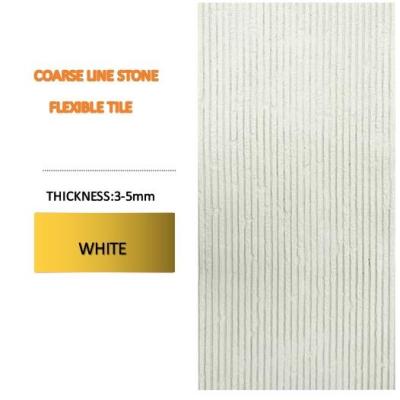 China CLASSIC Wholesale durable coarse line texture flexible tiles cultural stone soft tile for interior & exterior wall or ceiling decoration for sale