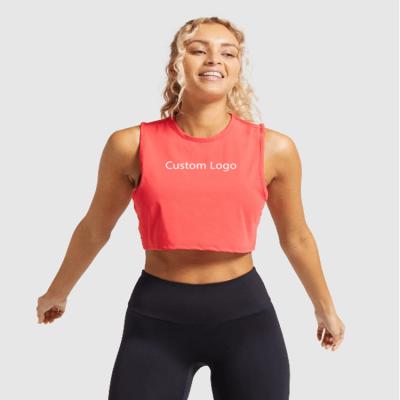 China WHOLESALE WORKOUT CLOTHING antibacterial TRAINING GROW TANK WOMEN GROW TOP GYM FOR WOMEN for sale