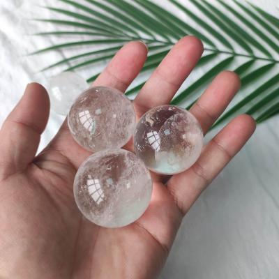 China Wholesale Natural Healing Clear Quartz Mini Crystal Spheres Balls from China 2022 3-12cm High Quality Crystal Sphere for sale