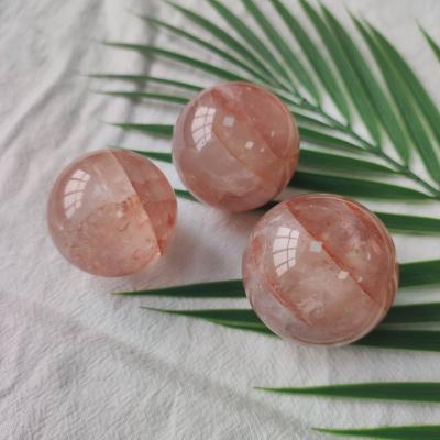 China 2022 China Wholesale Mini Crystal Spheres Natural Healing Quartz Fire Balls 3-12cm High Quality Crystal Sphere for sale