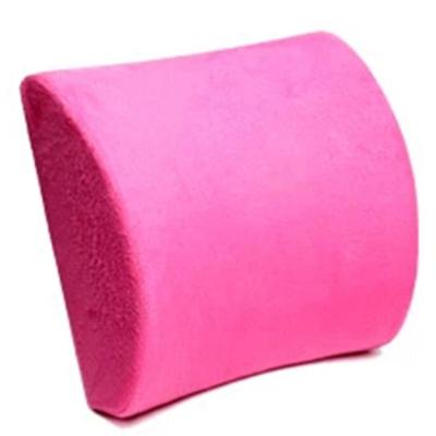 China PORTABLE Soft Foam Waist Memory Pillow Lumbar Support Back Cushion For Car Office Chair for sale