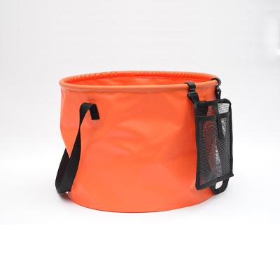 China PVC Preppy Bucket Style 10L 20L 28L Portable Folding Water Storage Container Waterproof Carry Bag For Outdoor Easy Fishing for sale