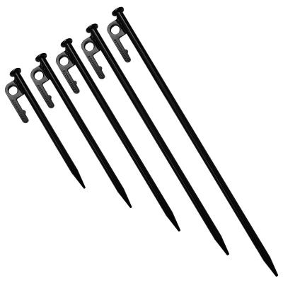 China High Tensile Steel Nails Cage Pegs Outdoor Camping Tent Peg Hook Shape Peg For Stake < 1L for sale