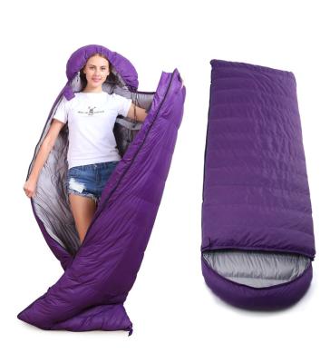 China Mama Duck Down Sleeping Bag Winter ultralight adult outdoor thickening warm comforter for camping for sale