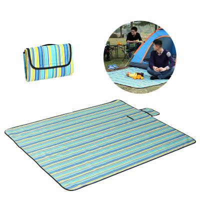 China Foldable Waterproof Oxford Beach Picnic Blanket Light Weight PVC Camping Tent Outdoor Sleeping Mat for sale